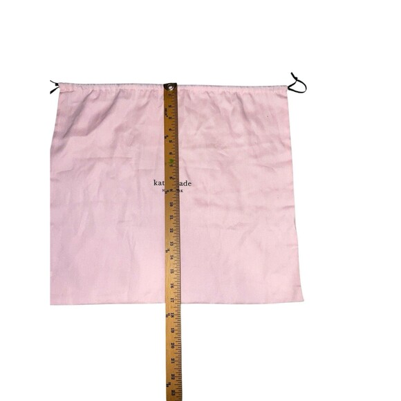 Kate Spade Lot Of 2 Large & Small Drawstring Dust Bag Size  Pink - Picture 4 of 7